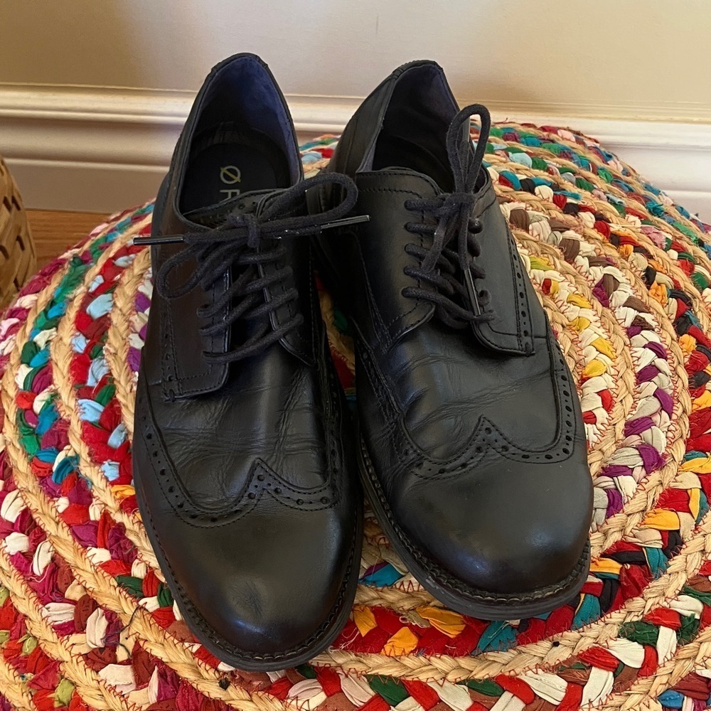 Cole Haan Classic Black Leather Men's Dress Shoes